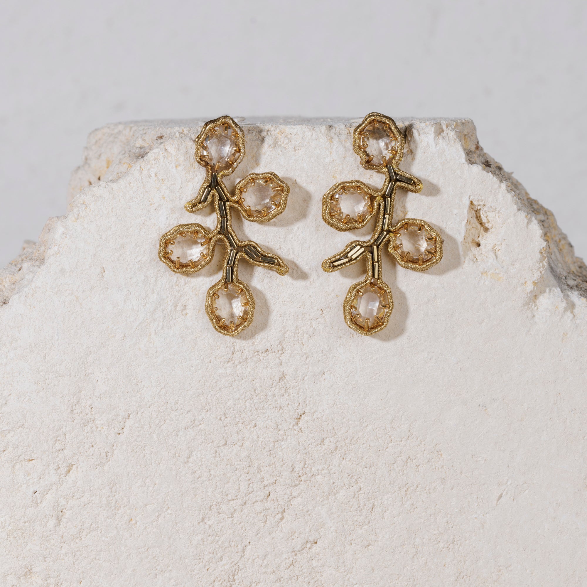 MORA gold earrings