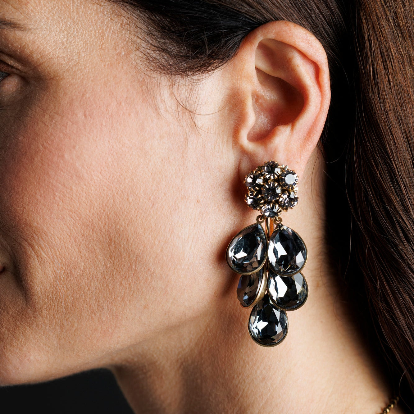 MIRA orecchini GRAFITE