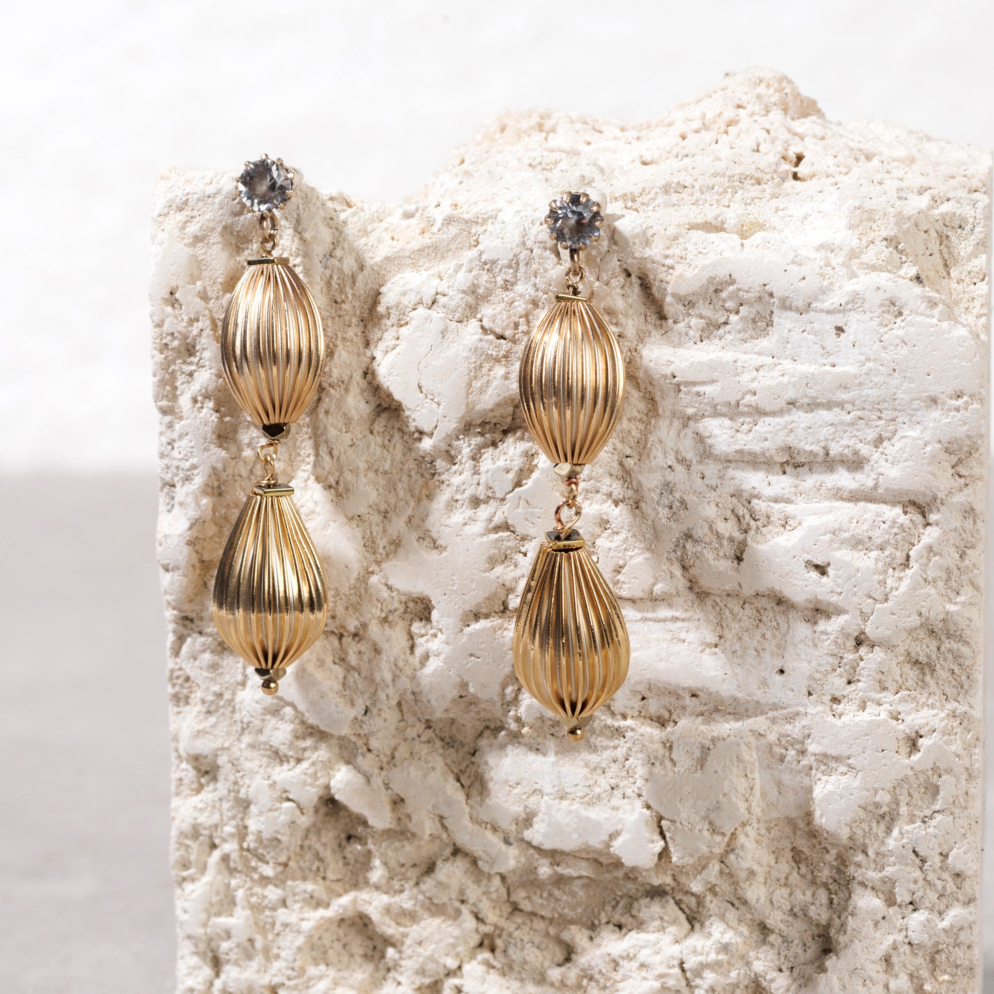 NAIROBI gold earrings