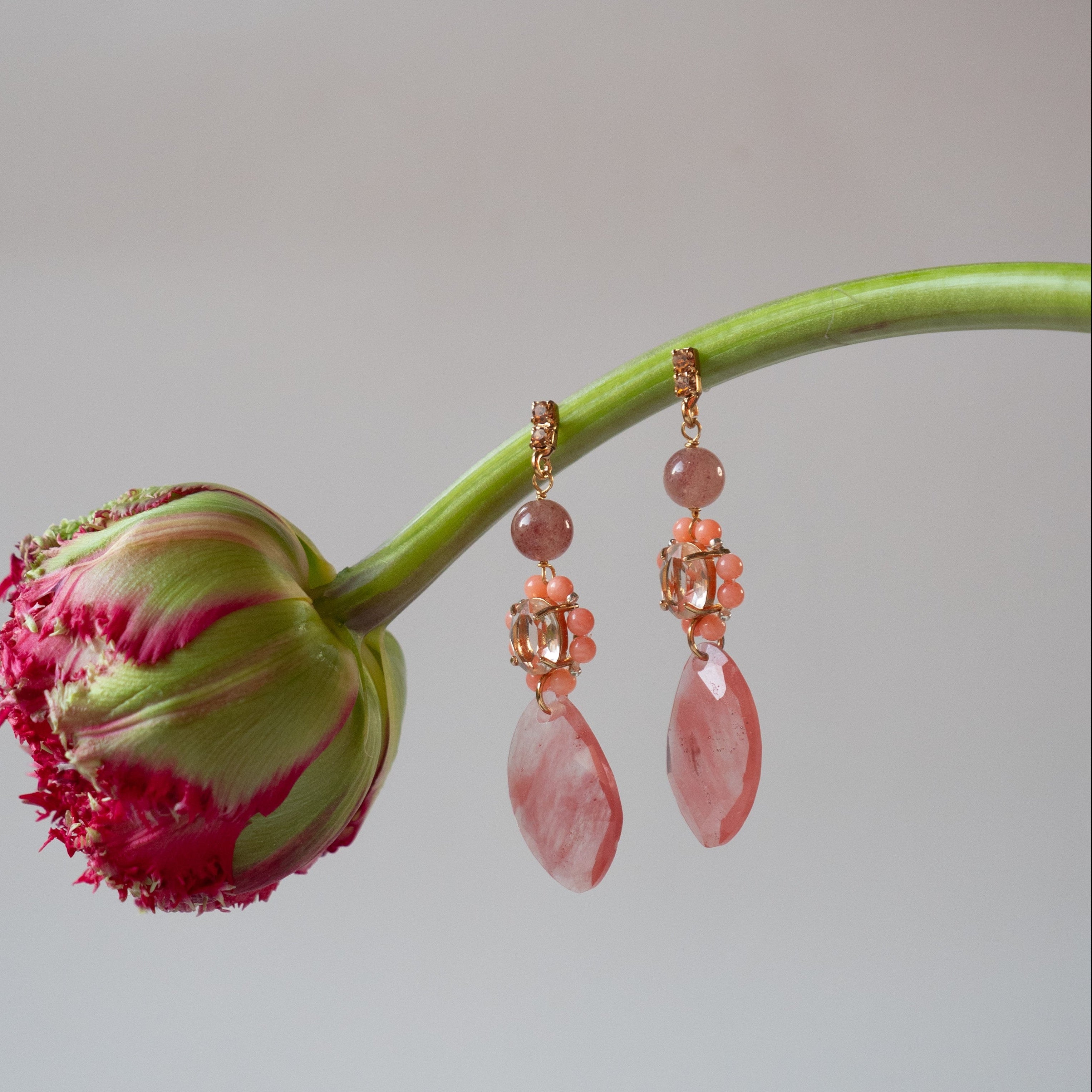 TULIPANO 25 Orecchini - Rosa