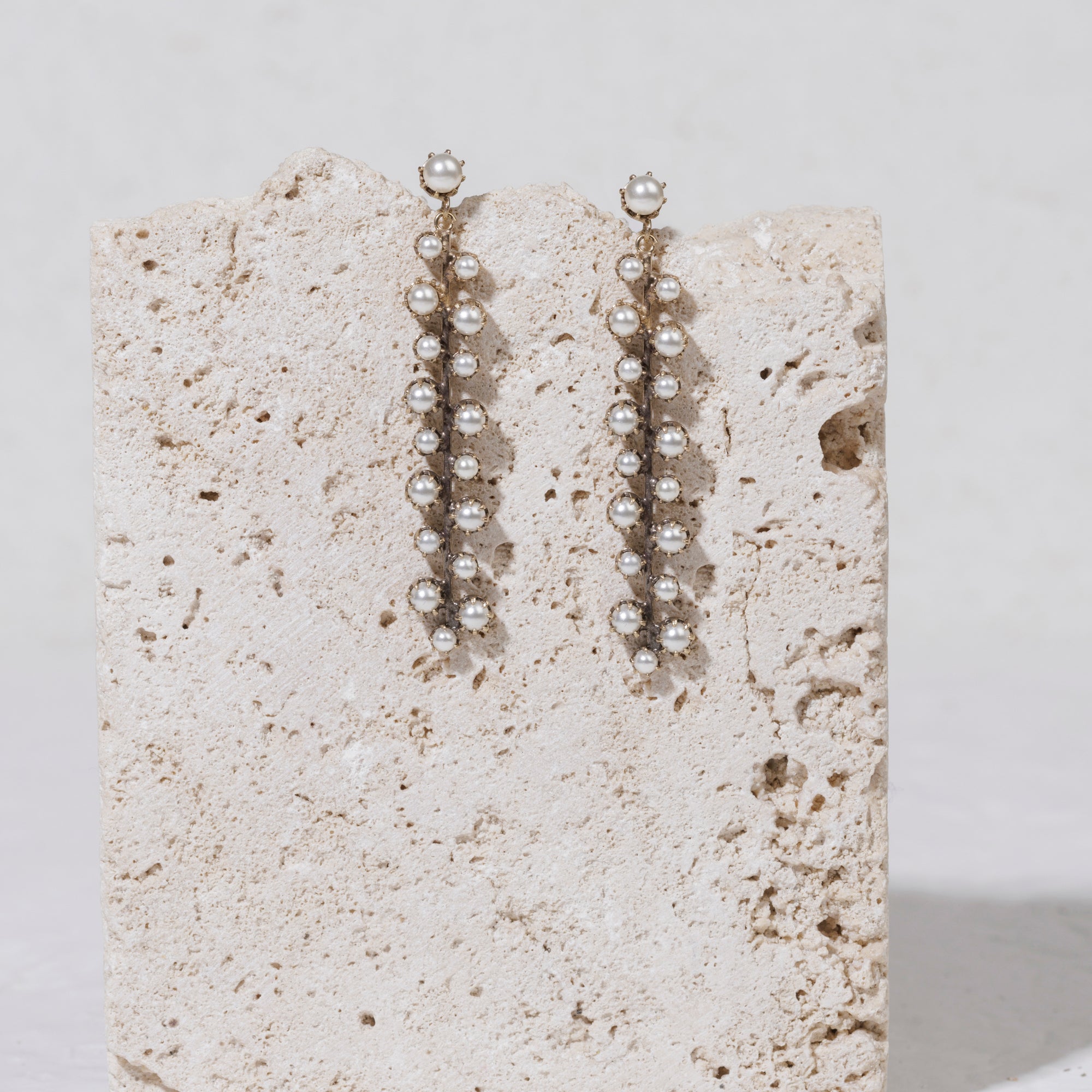 PERCALLE pearl earrings