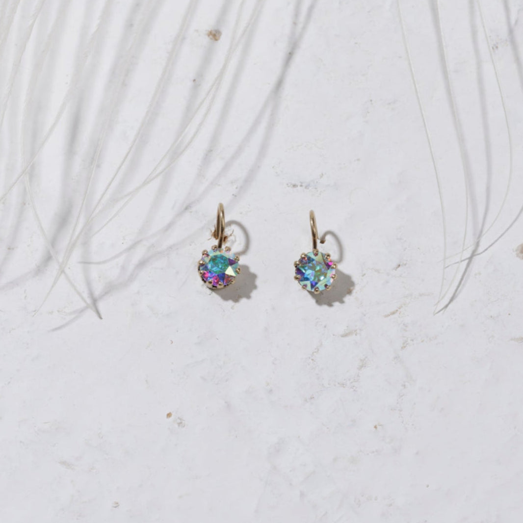 TULLE aurora borealis earrings