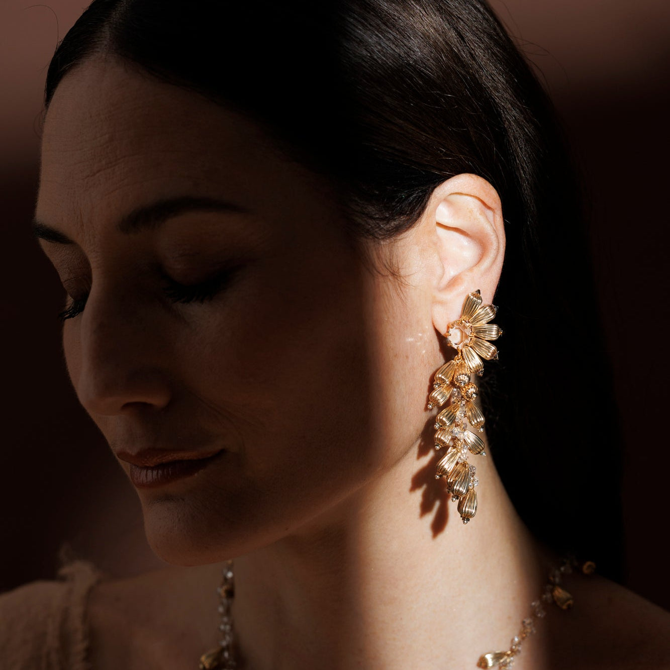 VESNA gold earrings