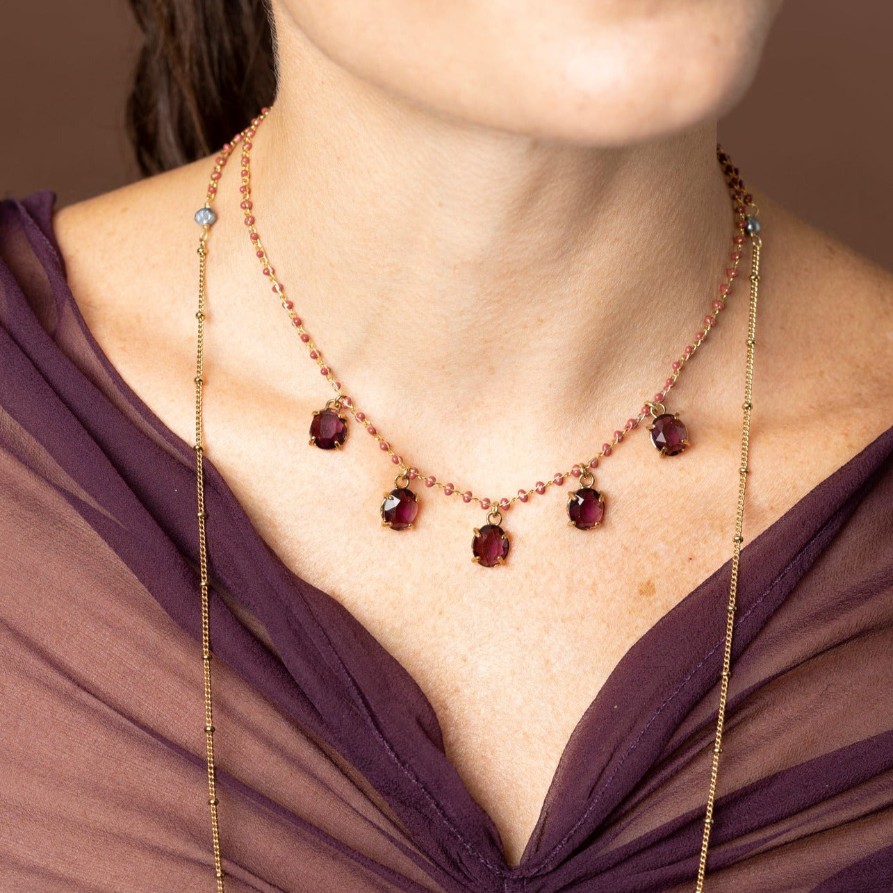 ALICE amethyst necklace