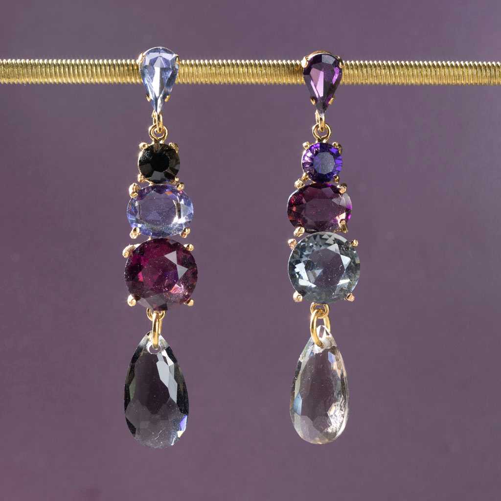 ALTEA purple earrings