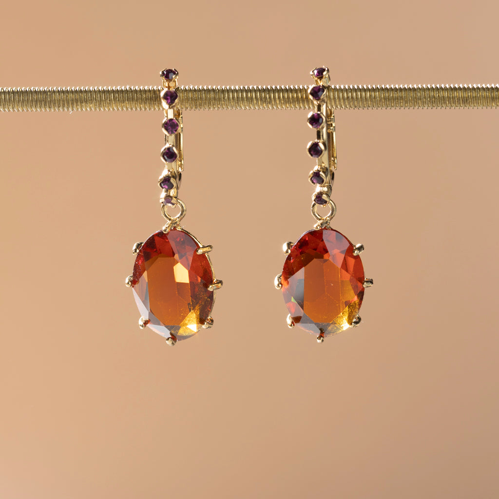 ANITA caramel earrings