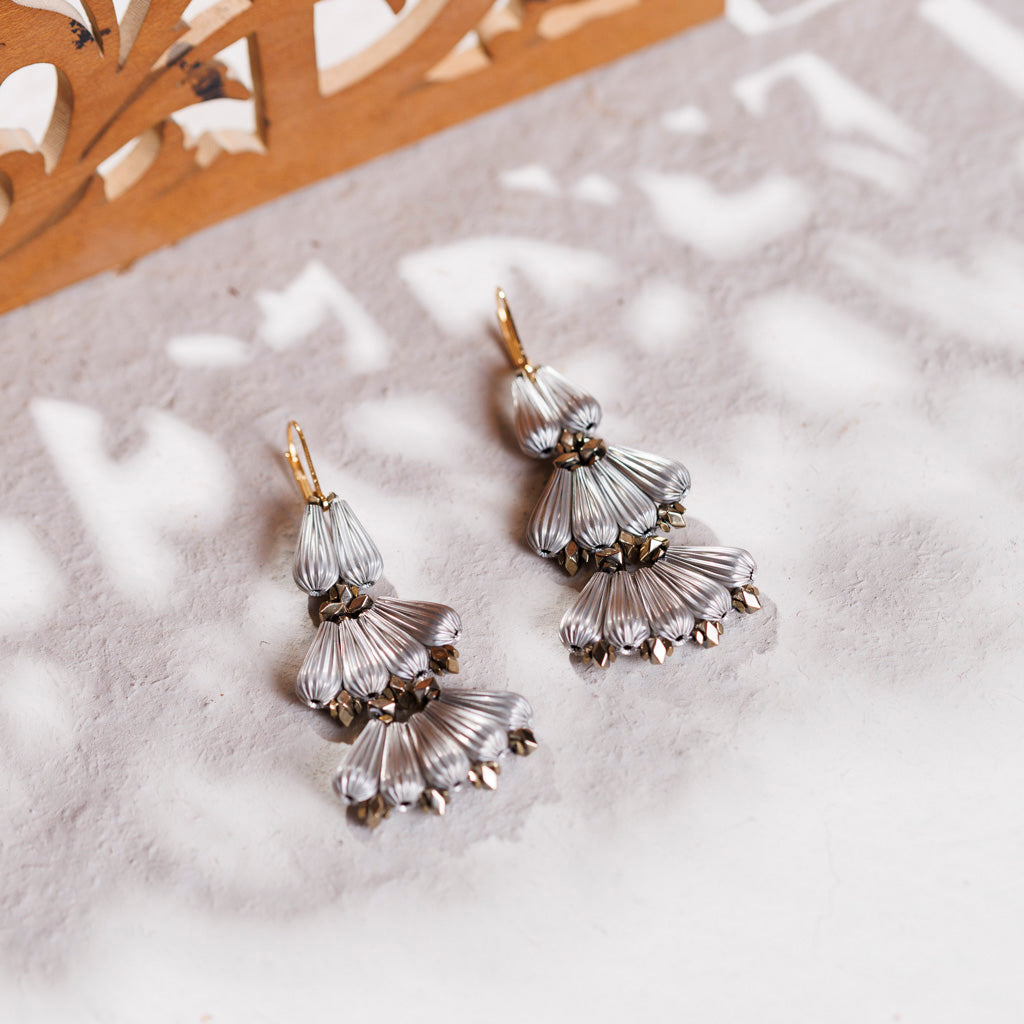 OCEANO silver earrings