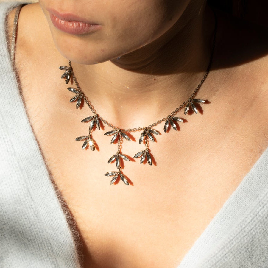 PAVONE crystal necklace