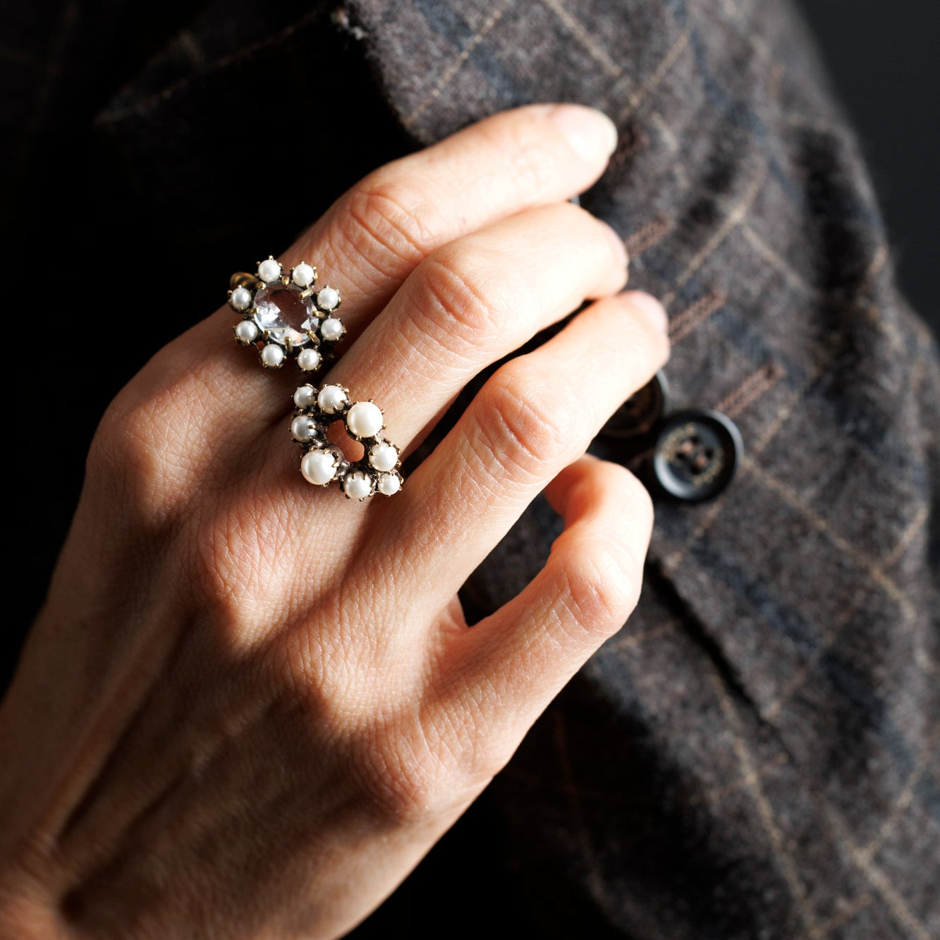 TAFFETA' pearl ring