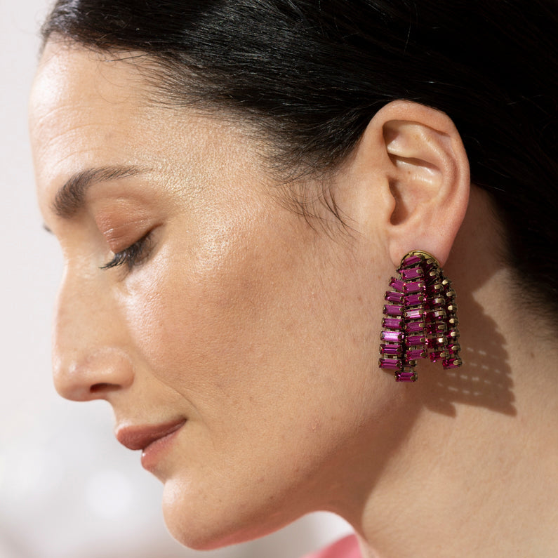 MEDUSINO orecchini fucsia