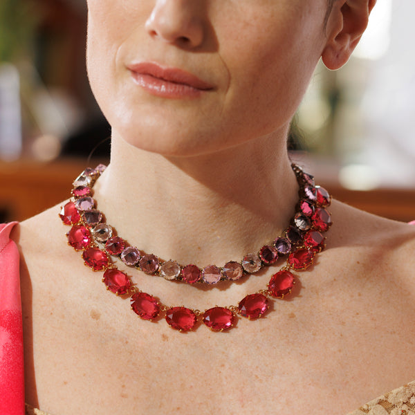 APOLLONIA pink necklace