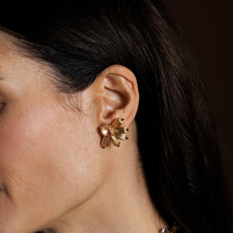 VIOLA gold earrings