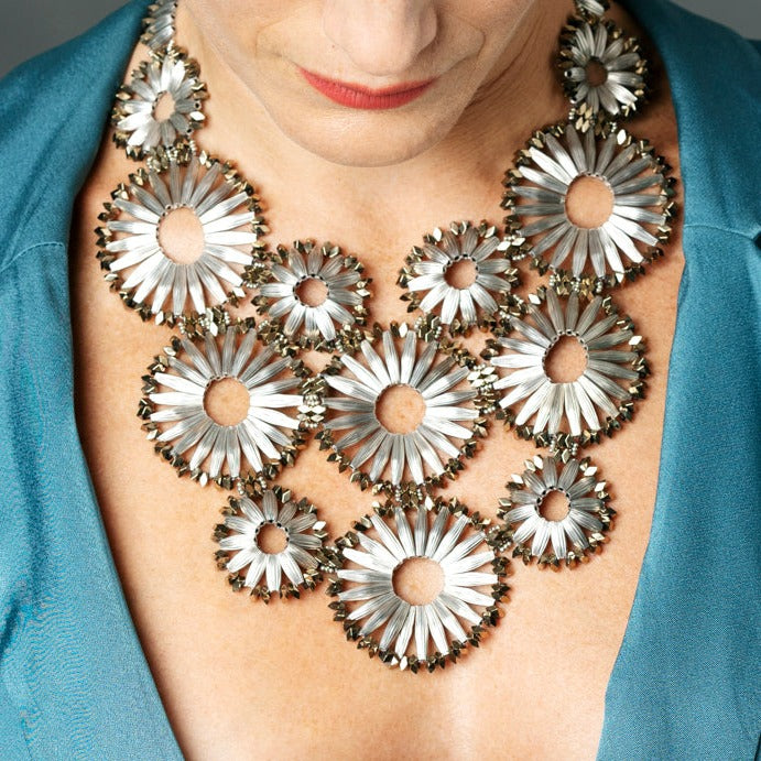 GIRASOLE collana argento