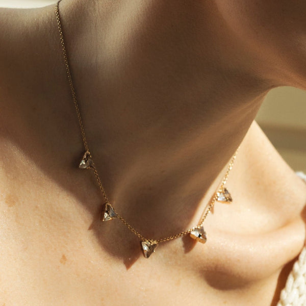 SPINE brilliant crystal necklace