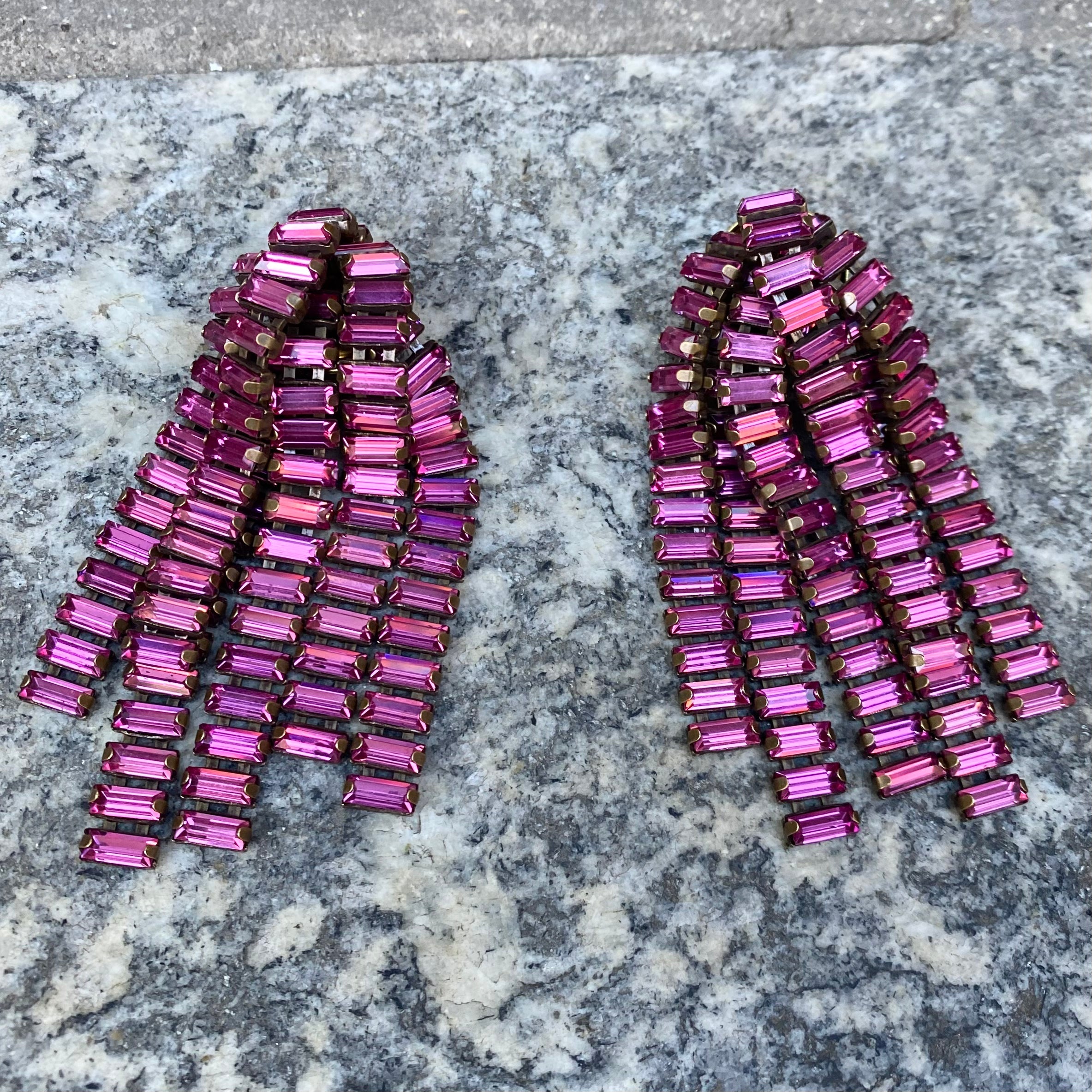 MEDUSA orecchini fucsia