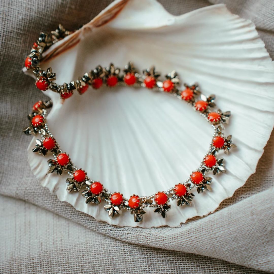 MERLETTO collana corallo