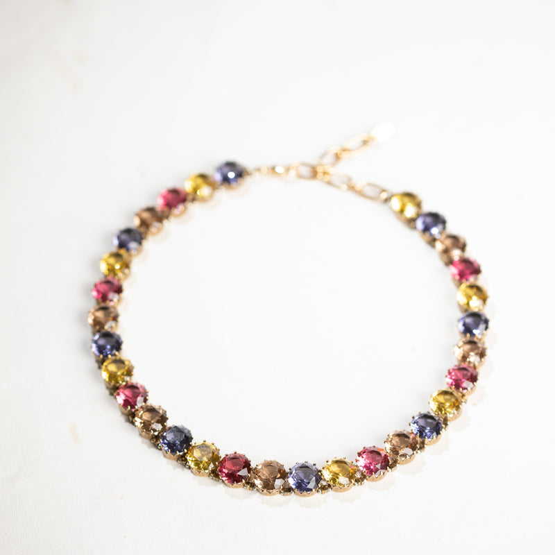 APOLLONIA raspberry and lemon necklace