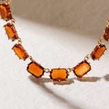 SAVINA collana caramello
