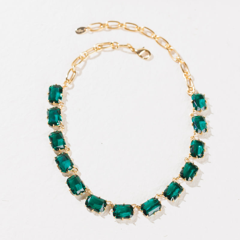 SAVINA emerald necklace