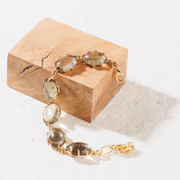 ANITA bracciale GRIGIO liscio