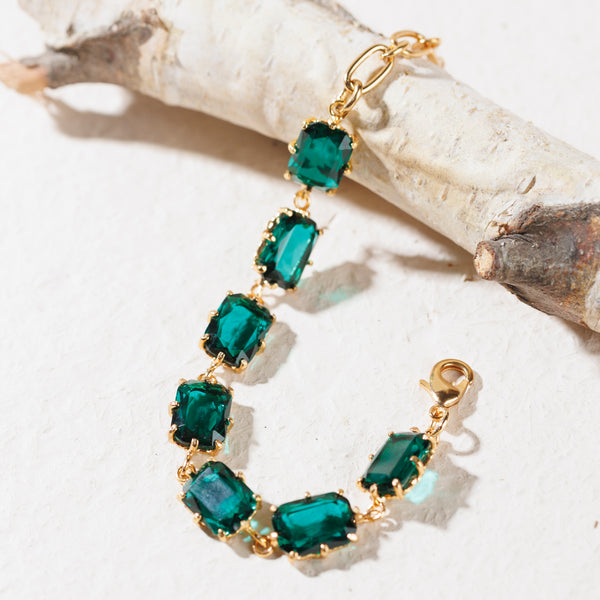 SAVINA emerald bracelet