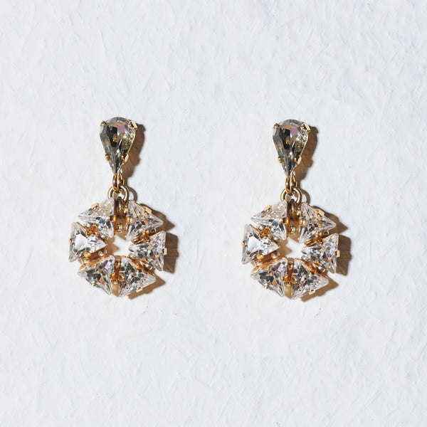 ASIA SHINING CRYSTAL EARRINGS