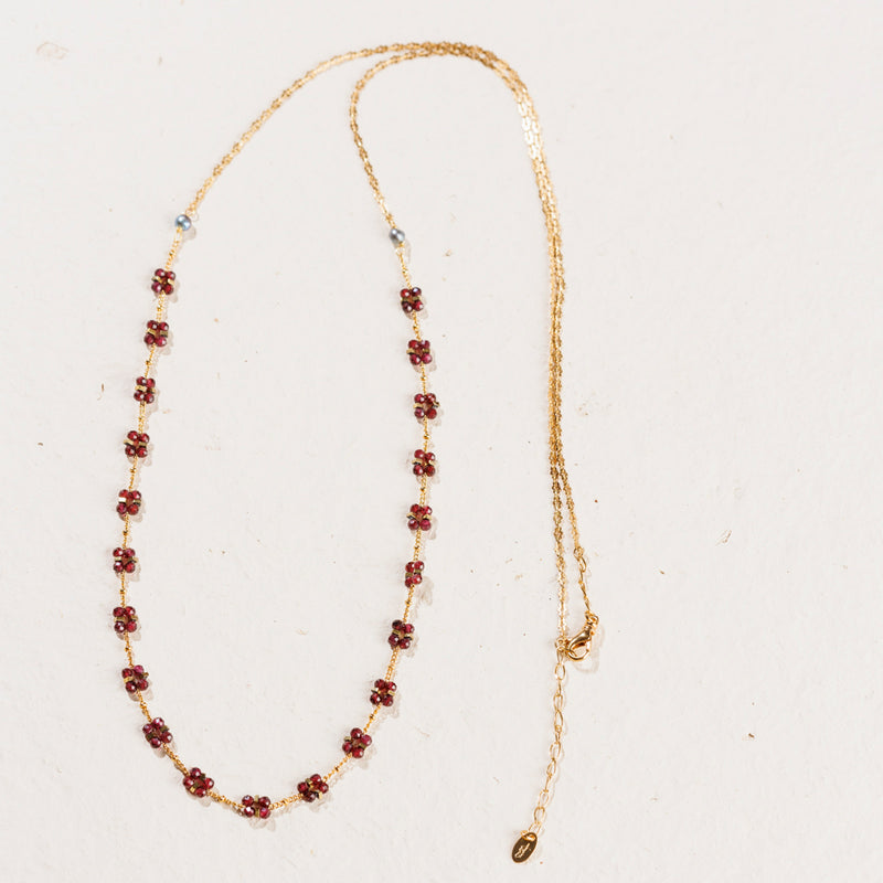 PURPLE GARNET necklace