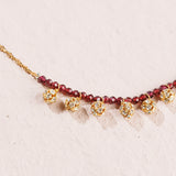 LILY OF THE LILY GARNET necklace