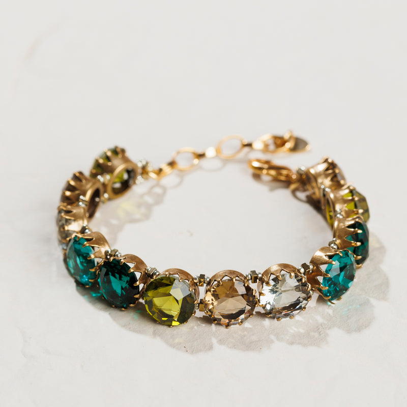 APOLLONIA bracciale SMERALDO e SALVIA