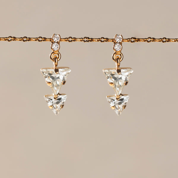 SPINE crystal earrings NEW!