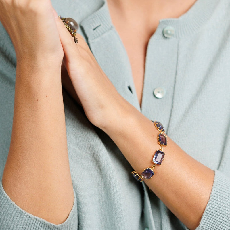 SAVINA lavender bracelet