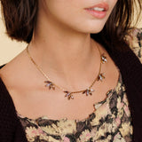 PIUMA collana tramonto rosa