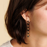 TRIA orecchini nero NEW!