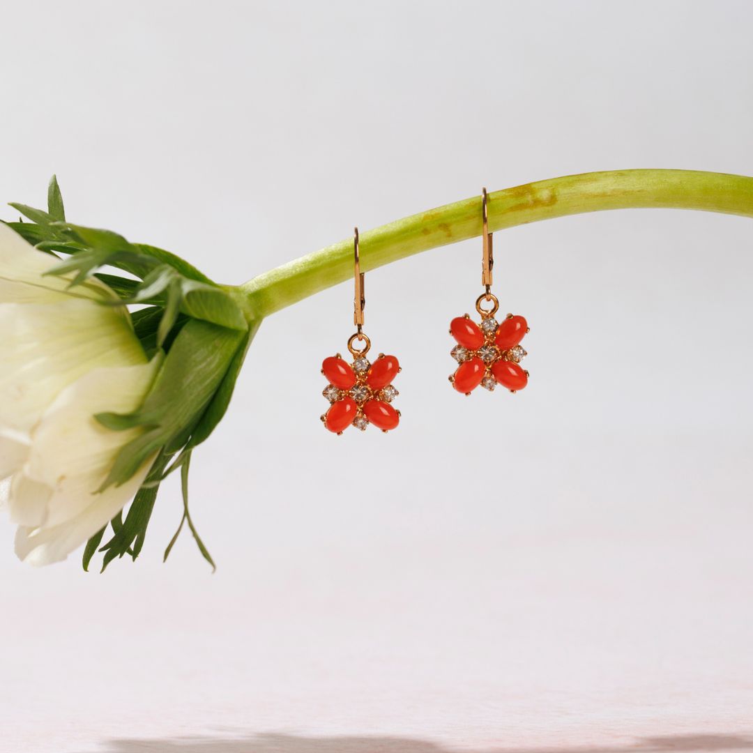 NARCISO orecchini CORALLO