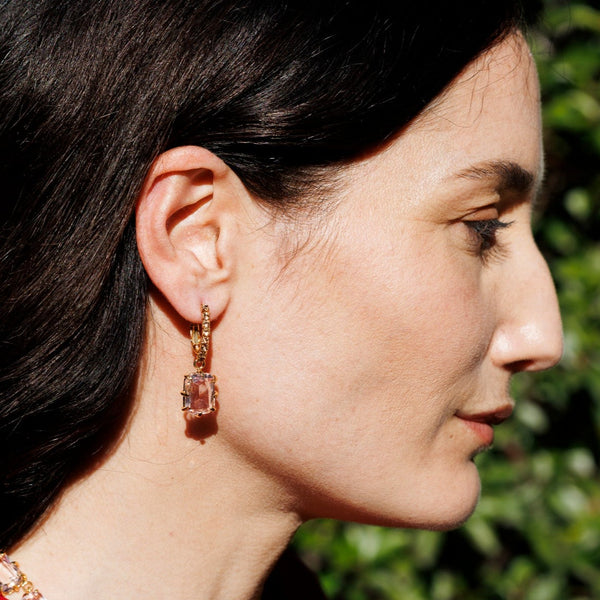 SAVINA lavender earrings