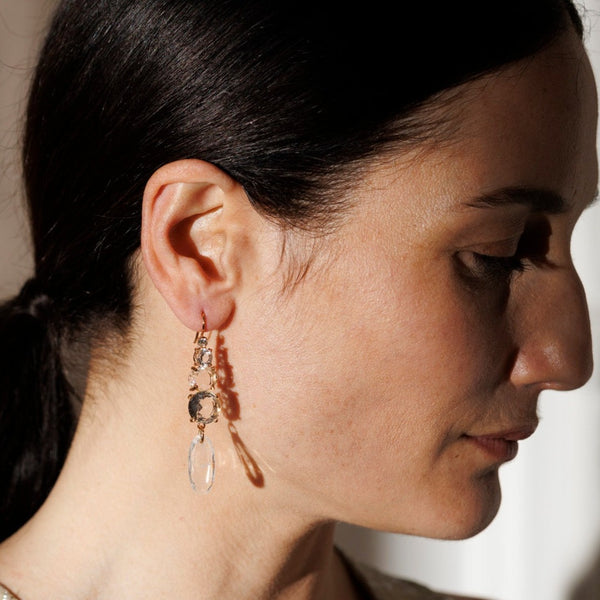 LUISA crystal earrings
