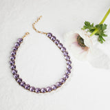 APOLLONIA lilac necklace NEW!