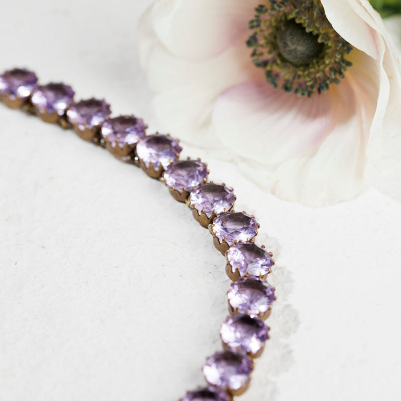 APOLLONIA lilac necklace NEW!