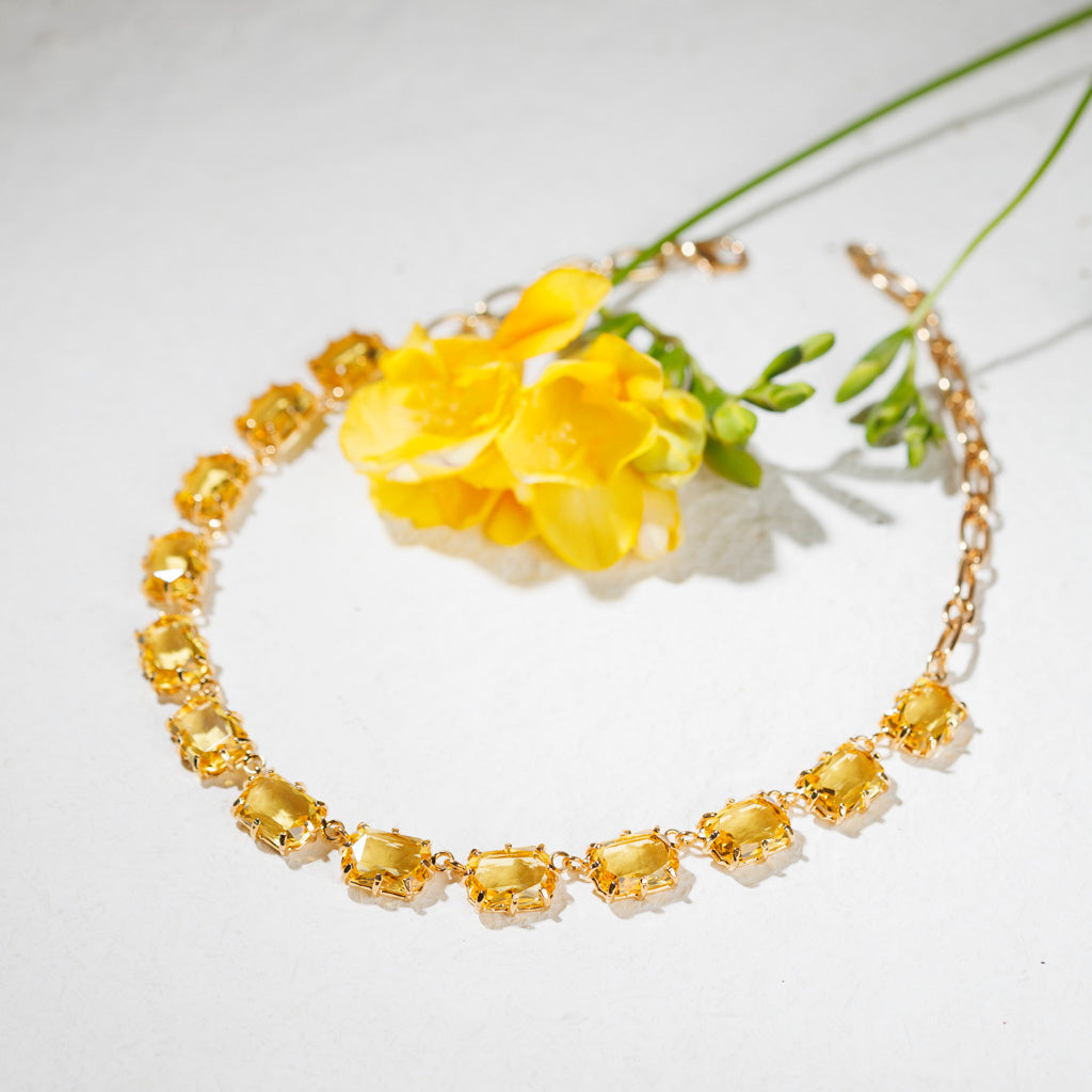 SAVINA lemon necklace