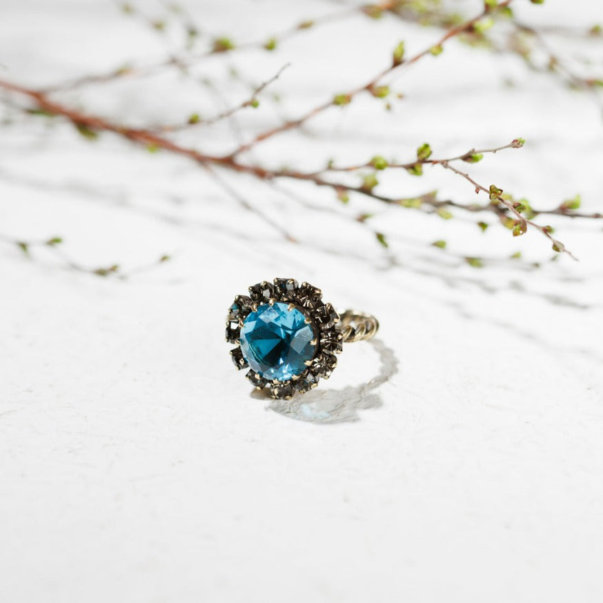 ASSENZIO water and gray ring