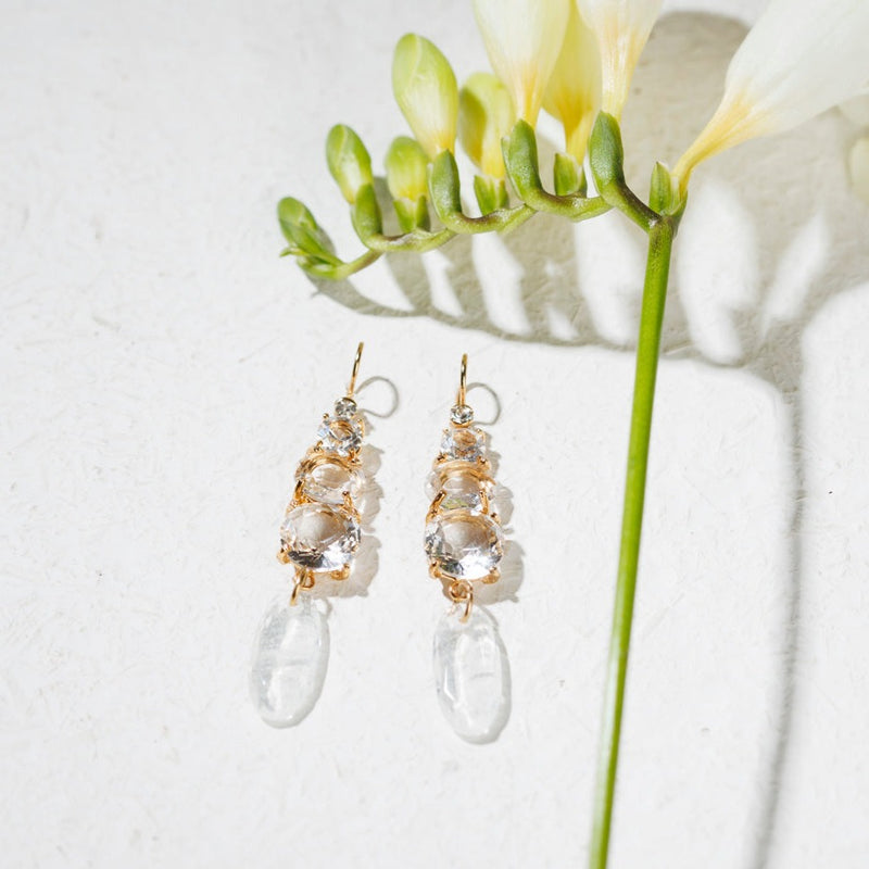LUISA crystal earrings