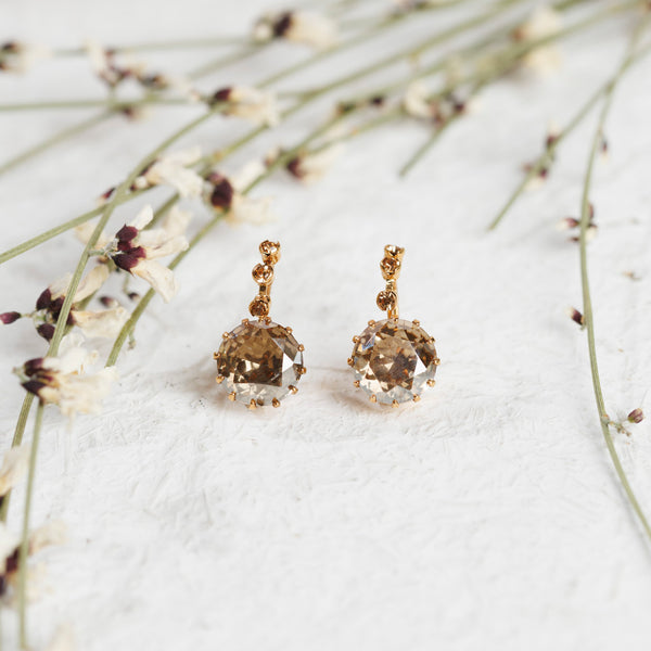 APOLLONIA golden honey earrings NEW