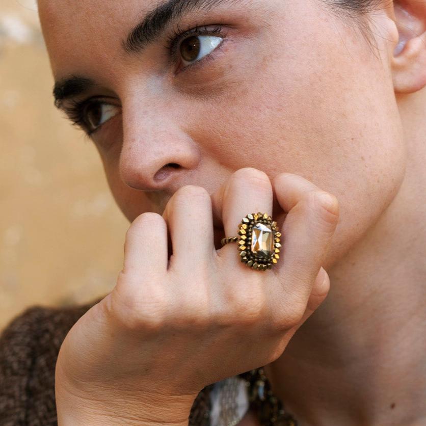 NAIADE ring - all stones