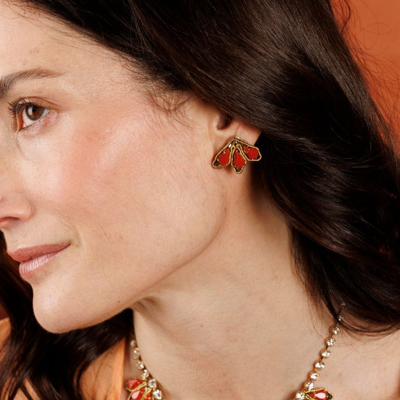 EMILIA orecchini CORALLO
