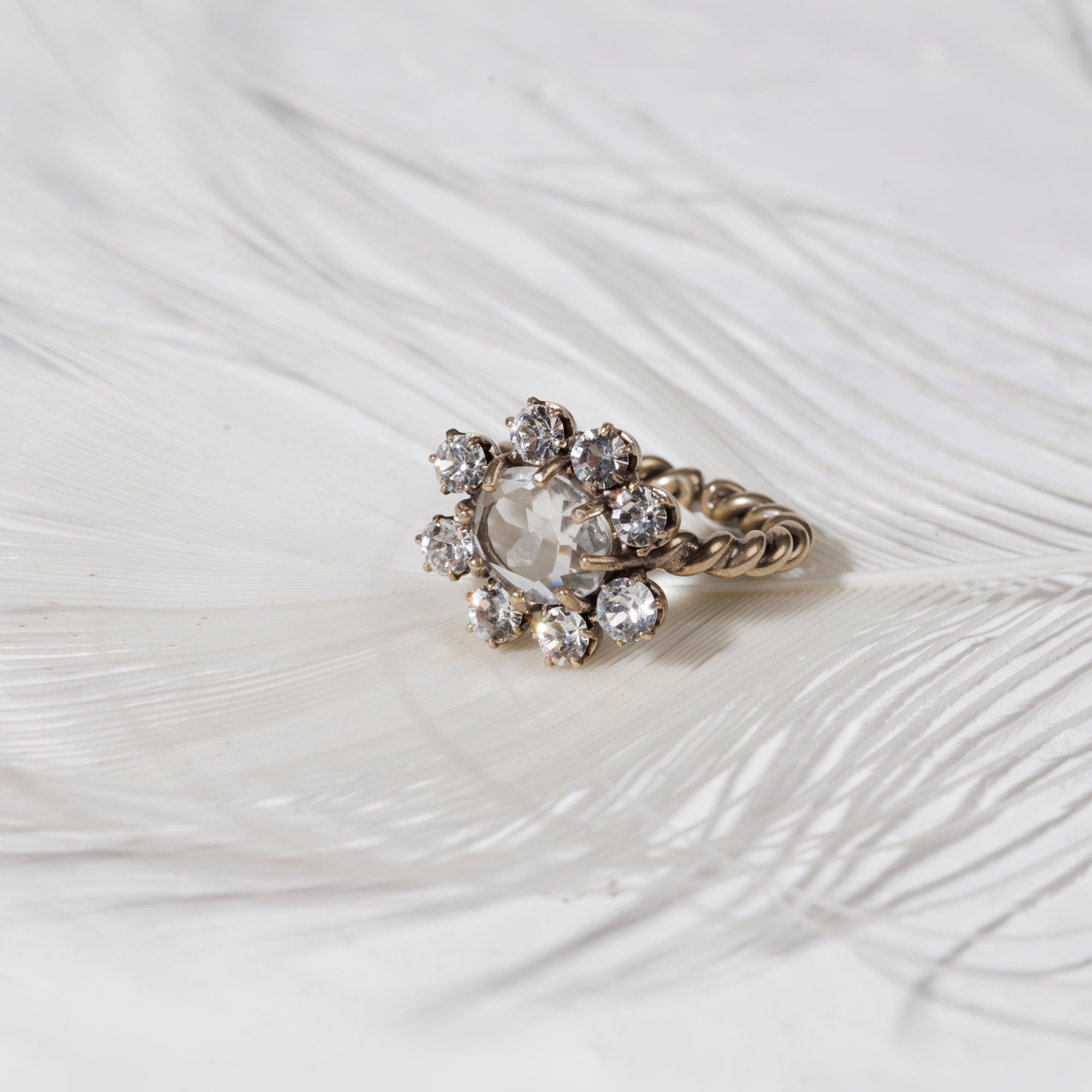 CHIFFON anello cristallo