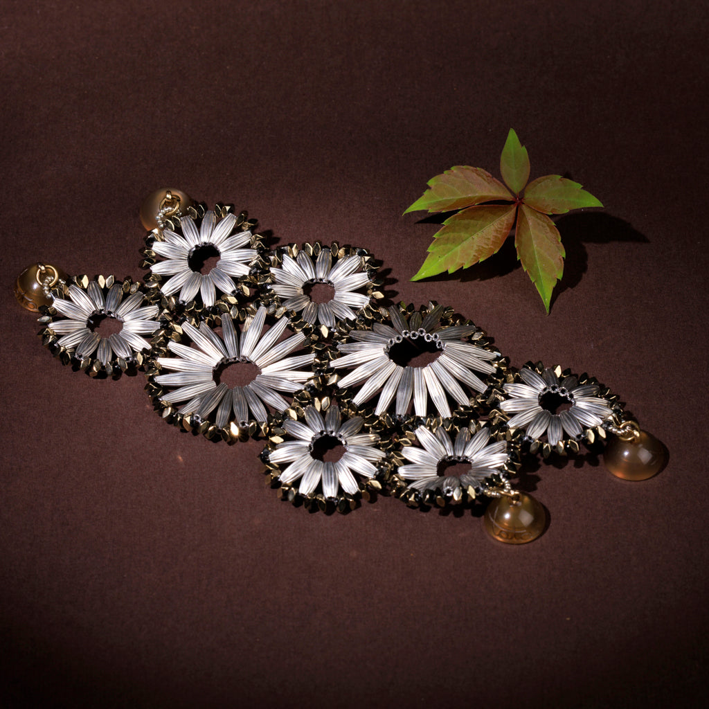 GIRASOLE bracciale argento