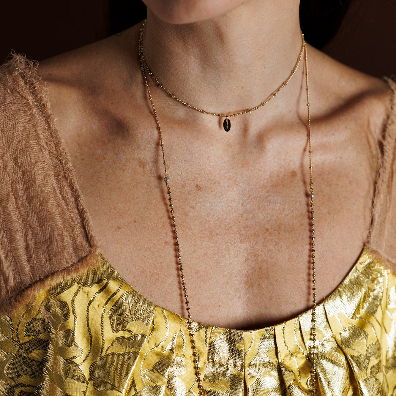 MARION gold necklace