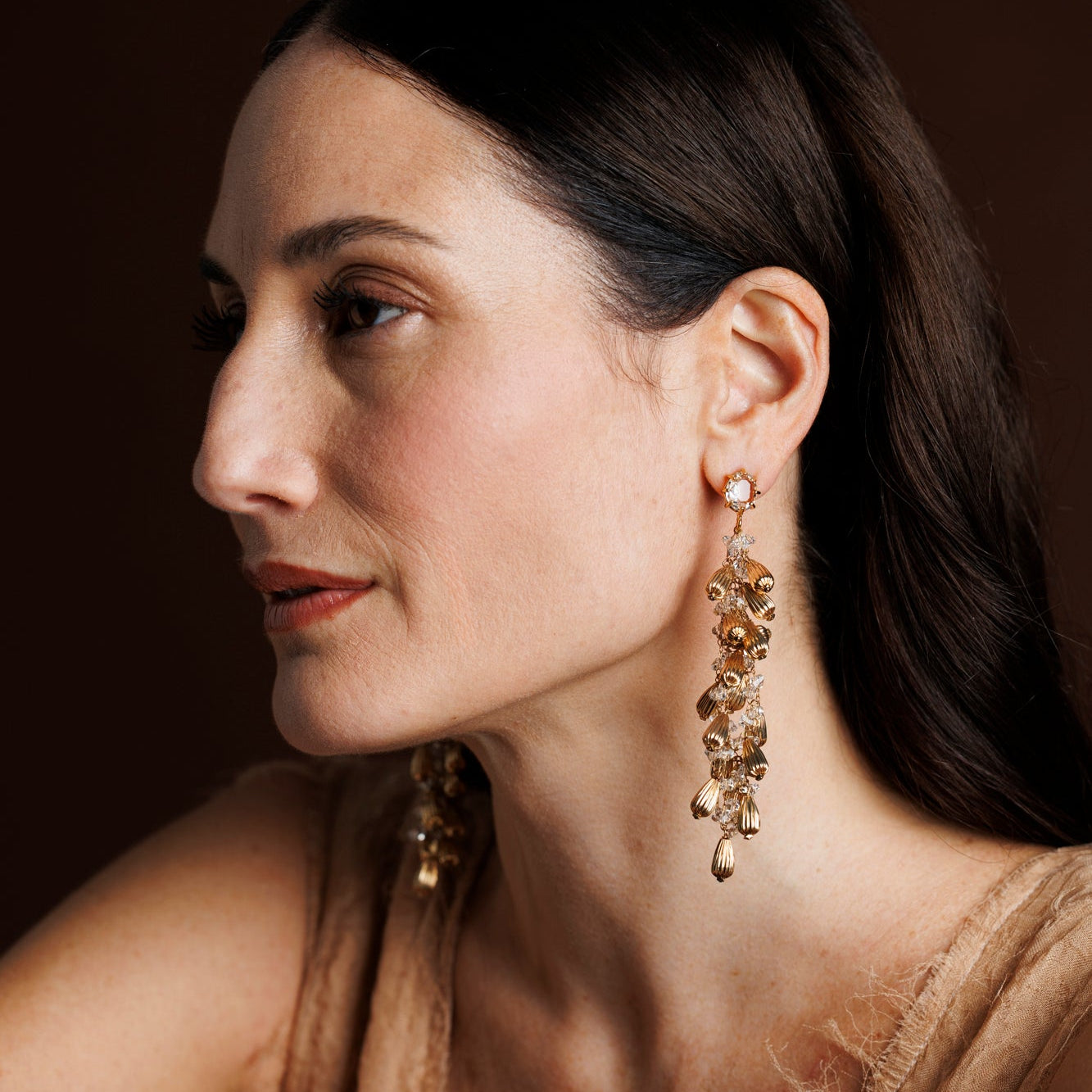 MELISSA gold earrings