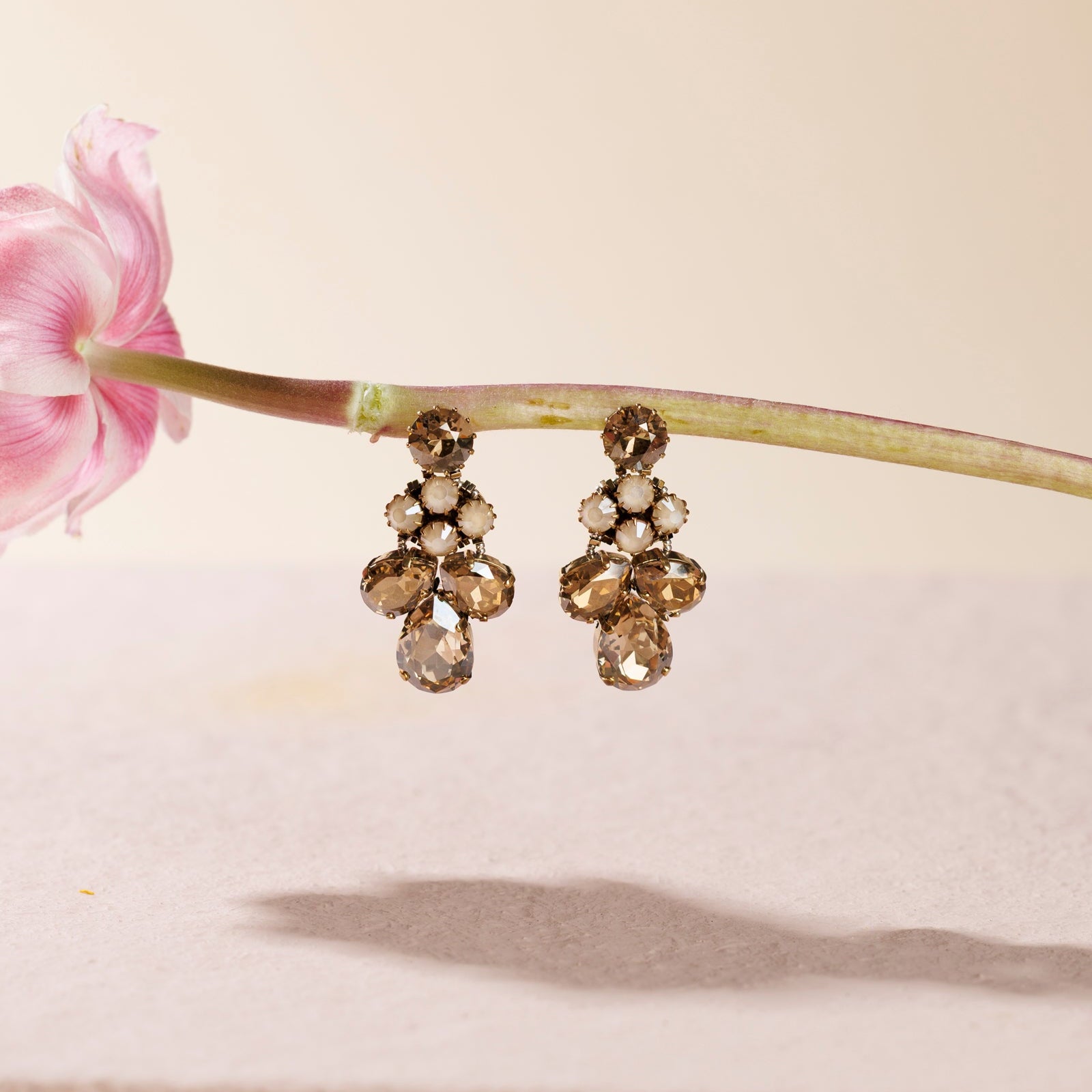 ROXANA Cream Earrings