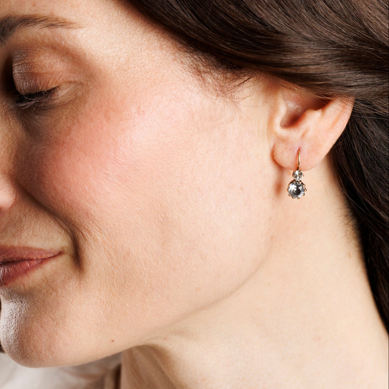 SATIN Crystal Earrings